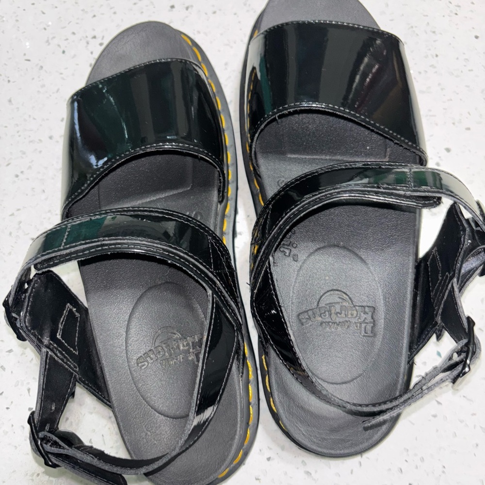 Doc Martens Voss Black Sandals - Picture 7 of 7